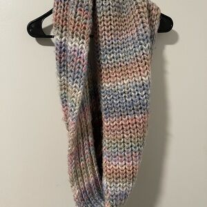 Multicolor Knit Infinity Scarf